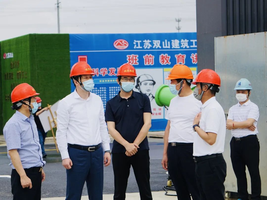 副市长蒋鹏莅临我司调研指导复工疫情防控工作