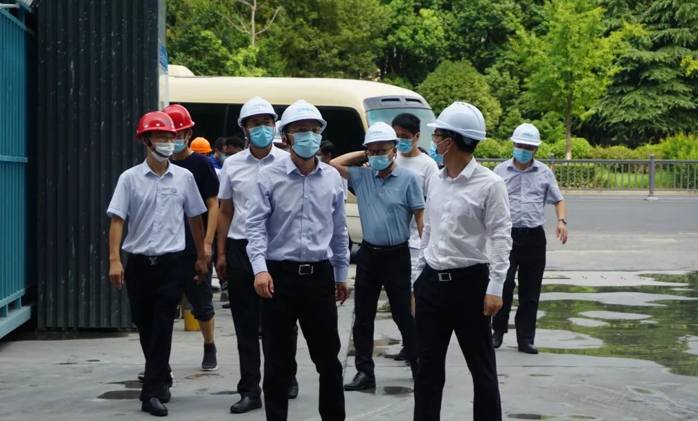 副市长何剑带队来我司开展高温期间安全生产检查